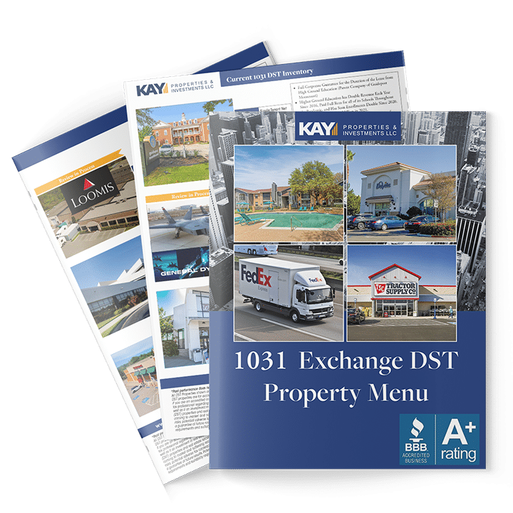 Image of 1031 Exchange DST Property menu publication