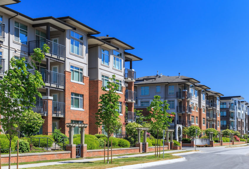 Exterior of Apartment Buildings