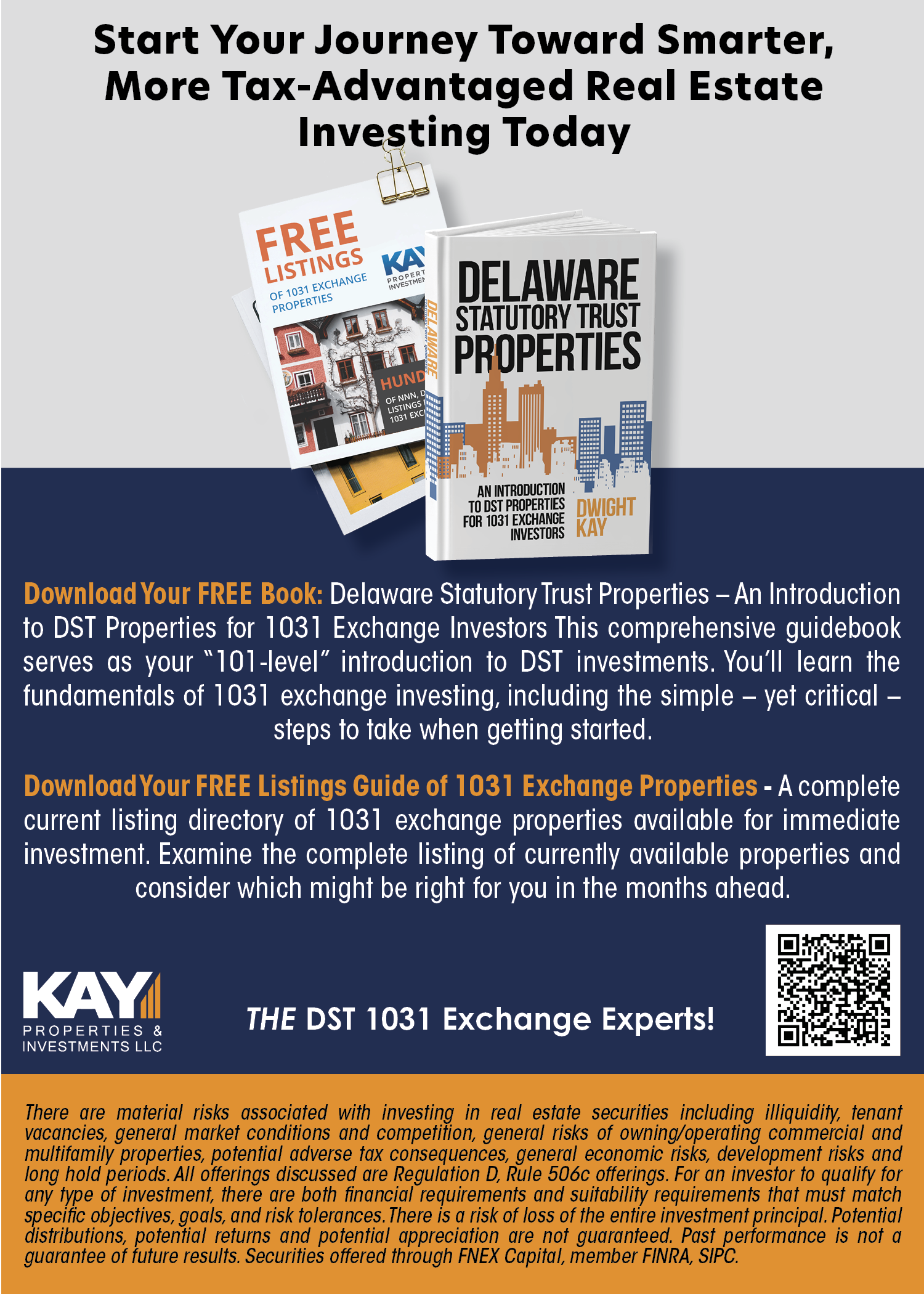 Image of DST book and free magazine for real estate investing