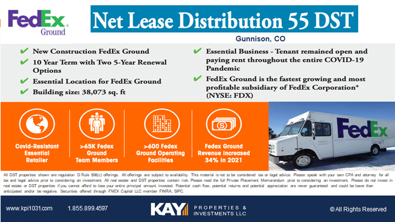 Image of Kay Net Lease Distribution 55 Delaware Statutory Trust in Gunnison, CO