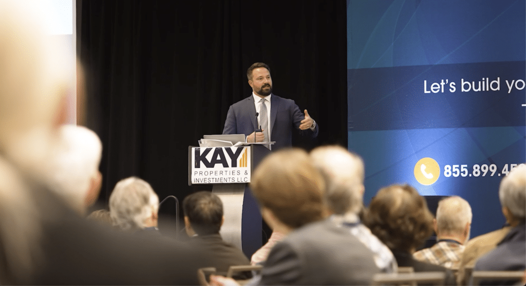 Image of Dwight Kay speaking on Investors Day for DST 1031 & UPREIT