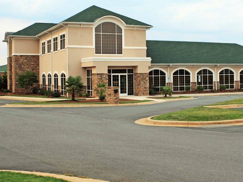 A commercial building sold by a 1031 Delaware statutory trust broker