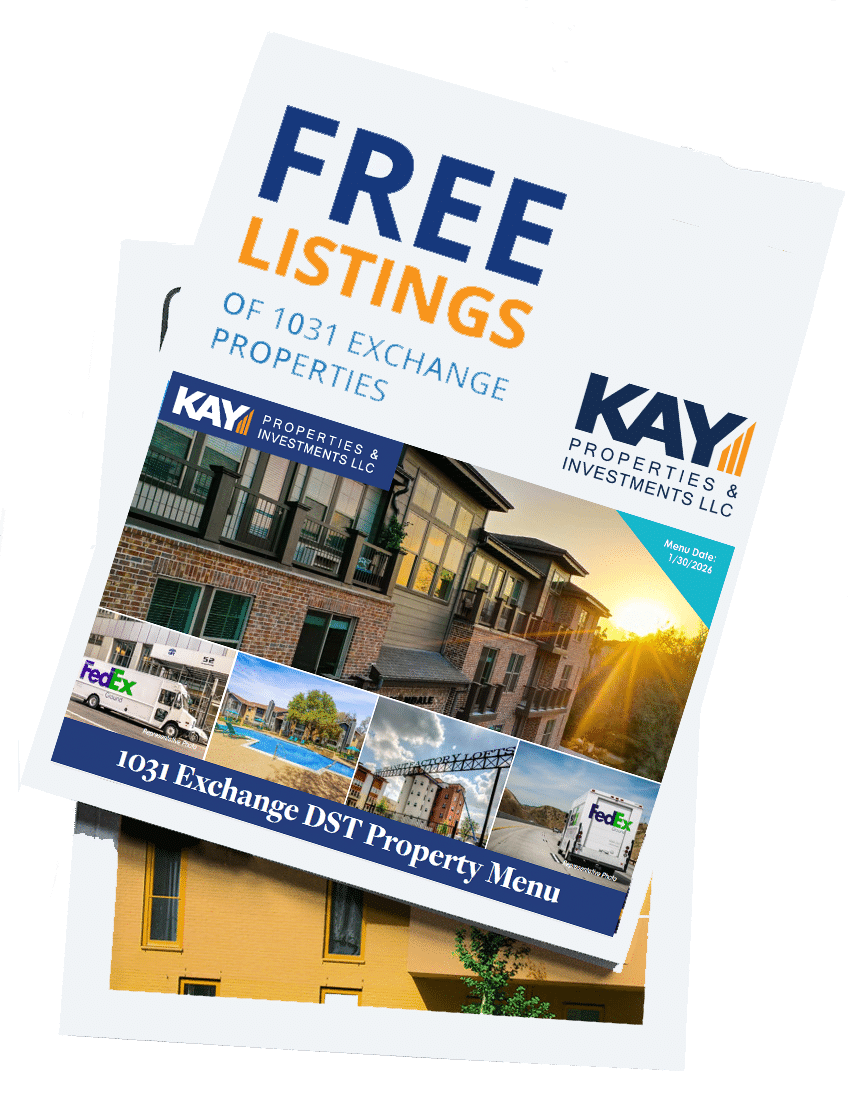 Graphic of KPI 1031 Exchange DST Property menu