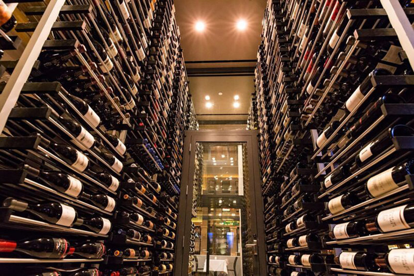 Pasadena Interior Wine Room