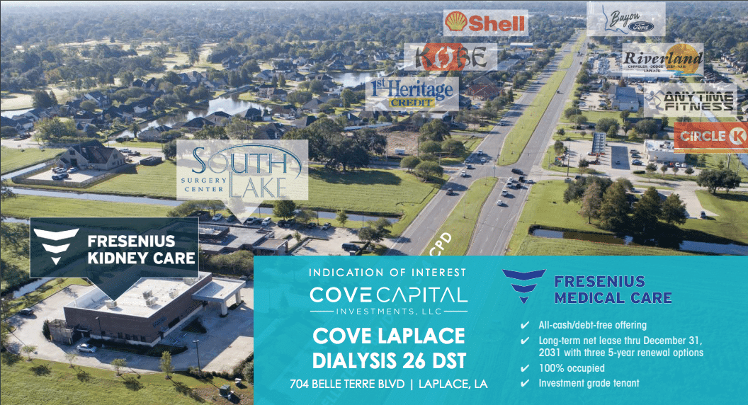 Featured image for “Cove LaPlace Dialysis 26 DST”