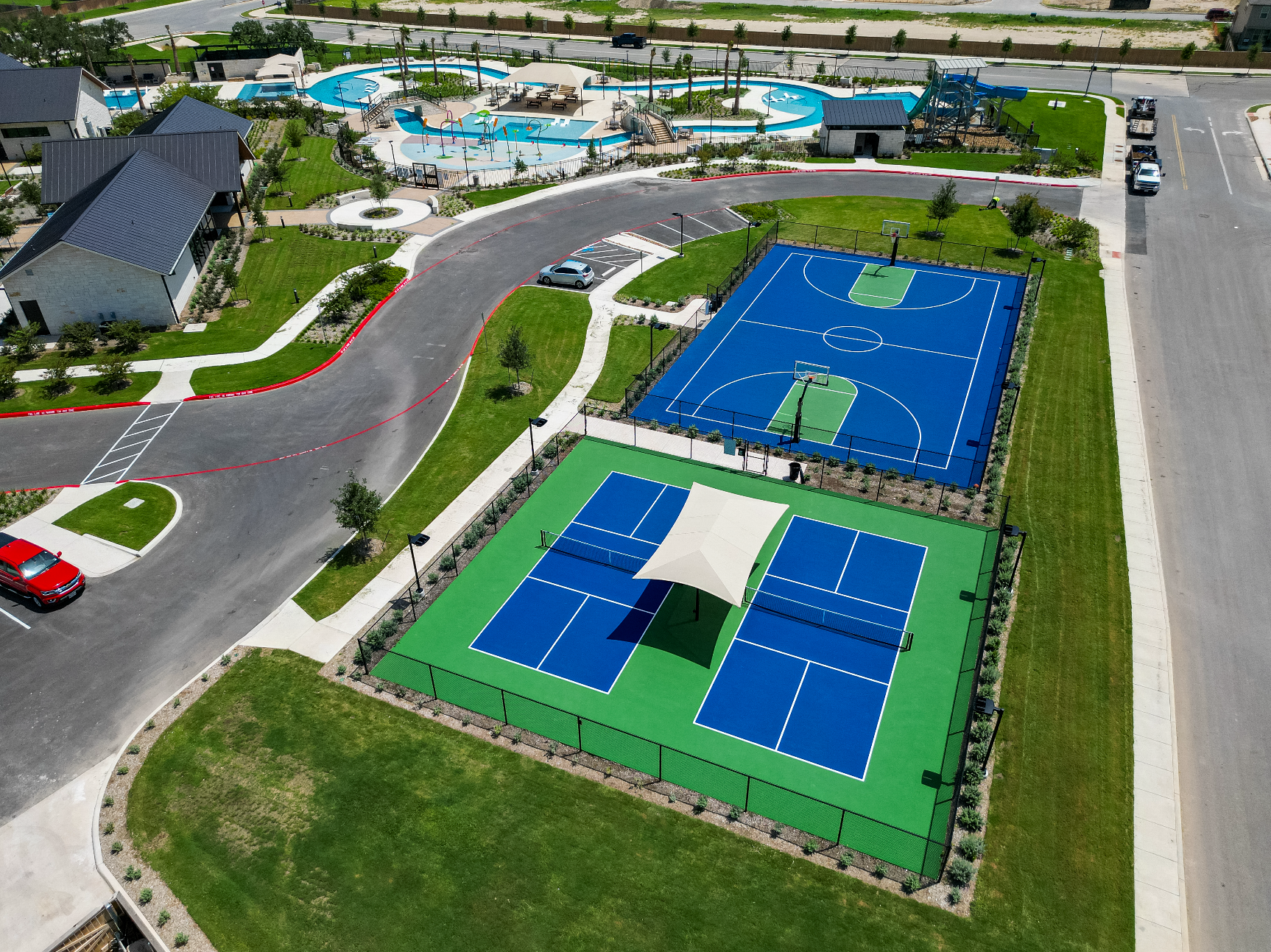 Image of Texas San Antonio BTR DST community tennis courts