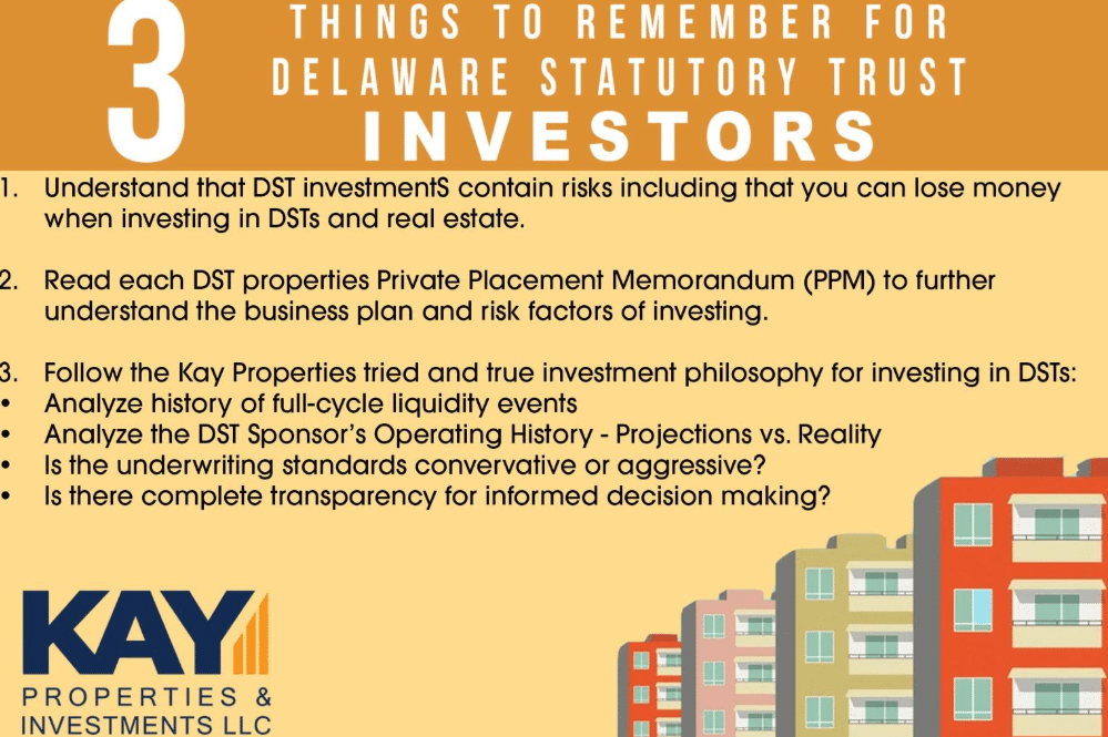 Graphic of Three Things to Remember for Delaware Statutory Trust Investors