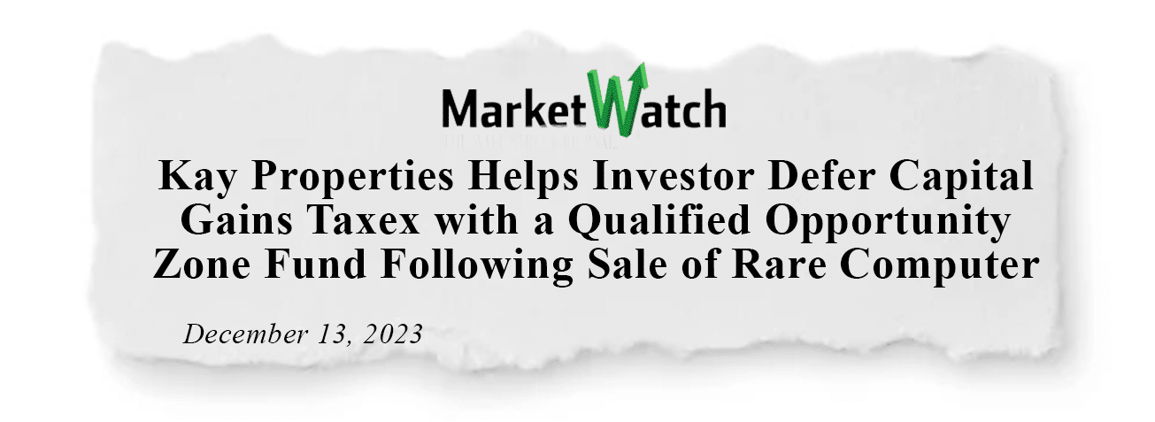 Image of Market Watch article snippet on capital gains