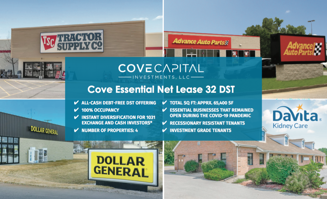 Featured image for “Cove Essential Net Lease 32 DST”