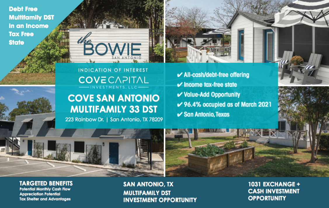 Featured image for “Cove San Antonio Multifamily 33 DST”